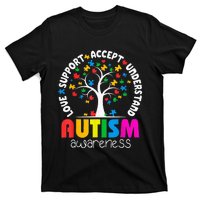 Autism Awareness Teacher Teach Hope Love Inspire T-Shirt