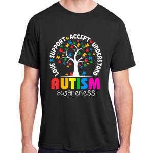 Autism Awareness Teacher Teach Hope Love Inspire Adult ChromaSoft Performance T-Shirt