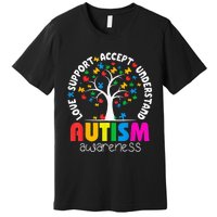 Autism Awareness Teacher Teach Hope Love Inspire Premium T-Shirt