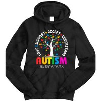 Autism Awareness Teacher Teach Hope Love Inspire Tie Dye Hoodie