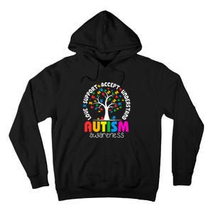 Autism Awareness Teacher Teach Hope Love Inspire Tall Hoodie