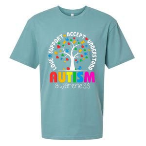 Autism Awareness Teacher Teach Hope Love Inspire Sueded Cloud Jersey T-Shirt