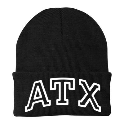 Atx Austin Tx Athletic Design In White Gift Beanie