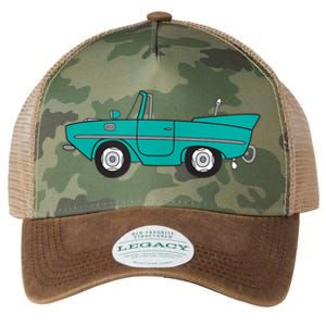 Amphicar Aqua Turquoise Car Boat Owner Collector Legacy Tie Dye Trucker Hat