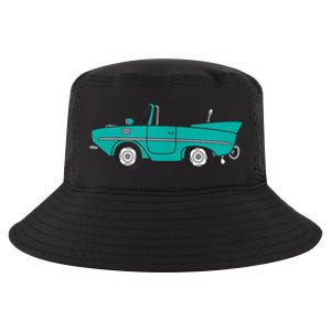 Amphicar Aqua Turquoise Car Boat Owner Collector Cool Comfort Performance Bucket Hat