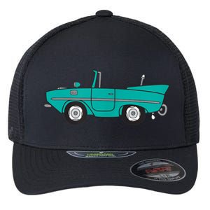 Amphicar Aqua Turquoise Car Boat Owner Collector Flexfit Unipanel Trucker Cap