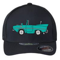 Amphicar Aqua Turquoise Car Boat Owner Collector Flexfit Unipanel Trucker Cap