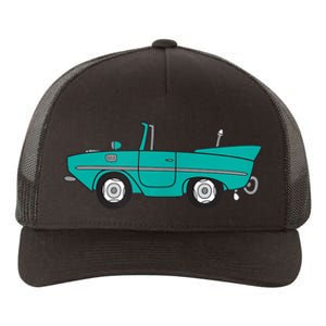 Amphicar Aqua Turquoise Car Boat Owner Collector Yupoong Adult 5-Panel Trucker Hat