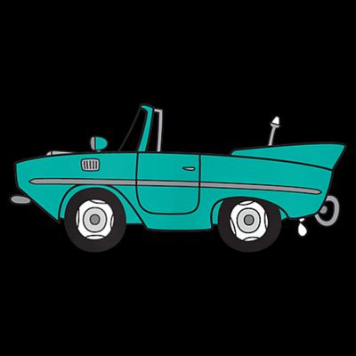 Amphicar Aqua Turquoise Car Boat Owner Collector T-Shirt