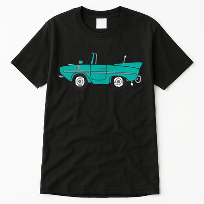 Amphicar Aqua Turquoise Car Boat Owner Collector Tall T-Shirt