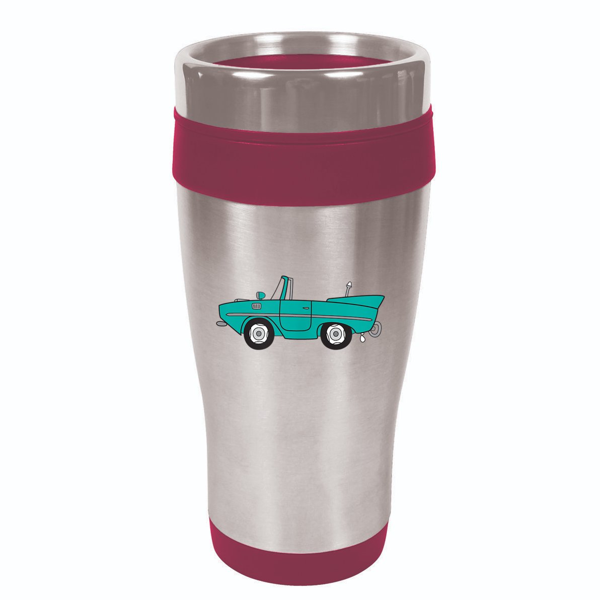 Amphicar Aqua Turquoise Car Boat Owner Collector City Backpack