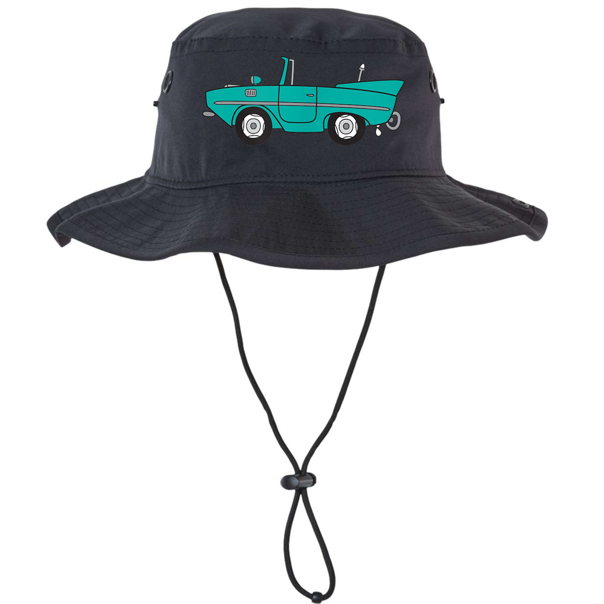 Amphicar Aqua Turquoise Car Boat Owner Collector Bucket Hat
