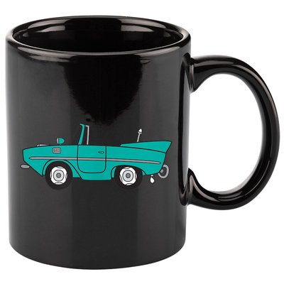Amphicar Aqua Turquoise Car Boat Owner Collector 11oz C Handle Ceramic Mug