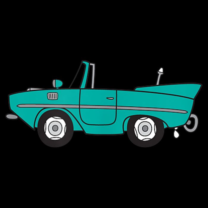Amphicar Aqua Turquoise Car Boat Owner Collector 16 in Basic Backpack