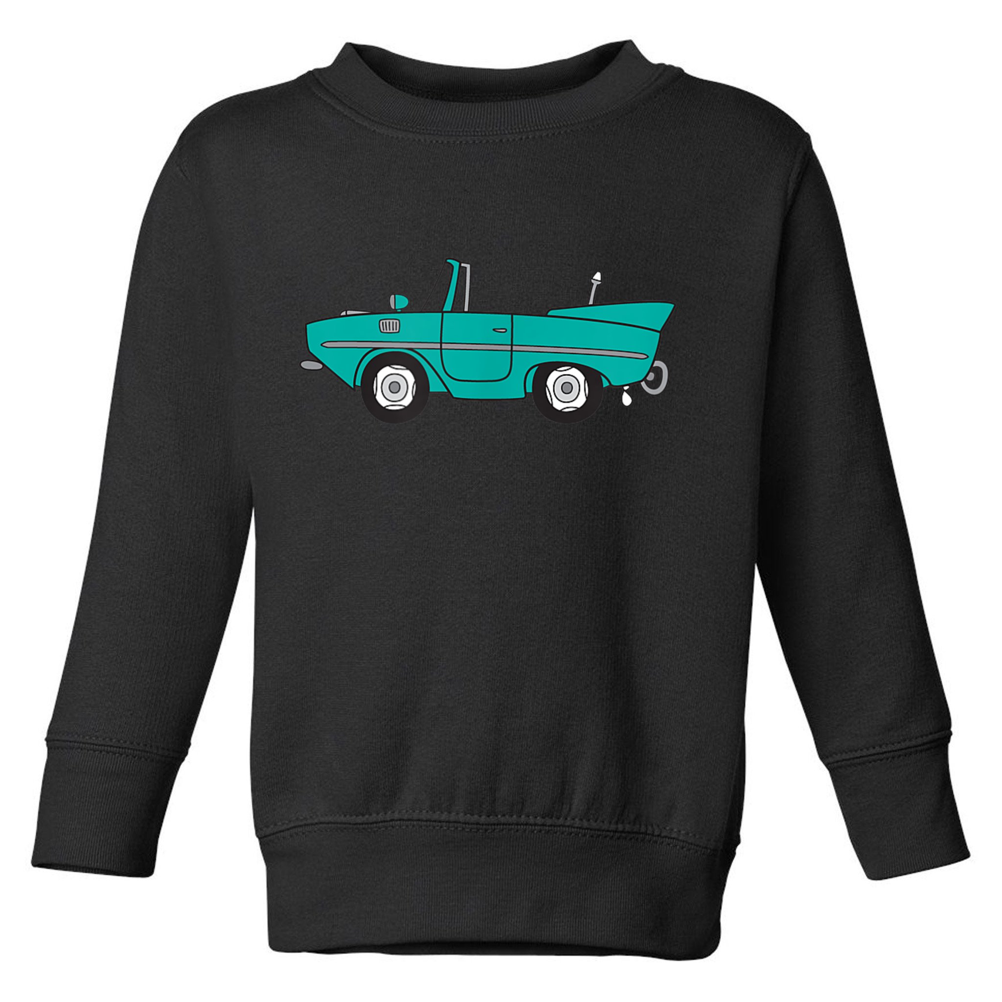 Amphicar Aqua Turquoise Car Boat Owner Collector Toddler Sweatshirt