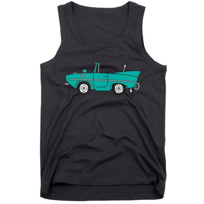 Amphicar Aqua Turquoise Car Boat Owner Collector Tank Top