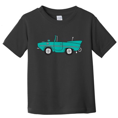 Amphicar Aqua Turquoise Car Boat Owner Collector Toddler T-Shirt