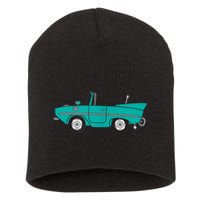 Amphicar Aqua Turquoise Car Boat Owner Collector Short Acrylic Beanie