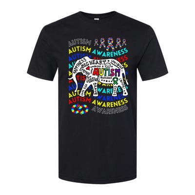 Autism Awareness Teacher Autism Moms And Dads Elephant Softstyle® CVC T-Shirt