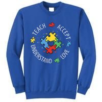 Autism Awareness Teacher Shirt Teach Accept Understand Love Sweatshirt