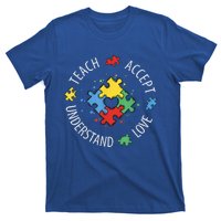 Autism Awareness Teacher Shirt Teach Accept Understand Love T-Shirt