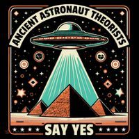 Ancient Astronaut Theorists Say Yes Alien Ufo Theory Metallic Star Ornament