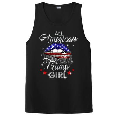 All American Trump Girl Great Gift PosiCharge Competitor Tank