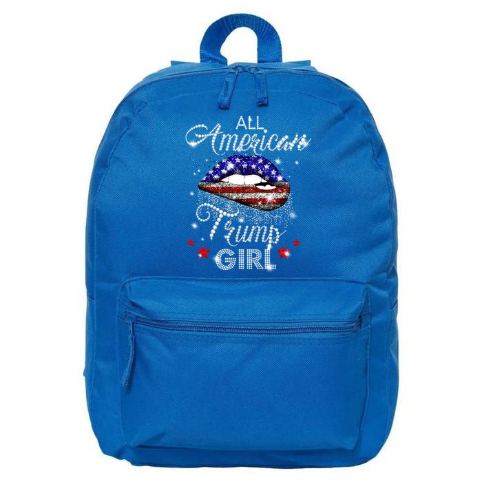 All American Trump Girl Great Gift 16 in Basic Backpack