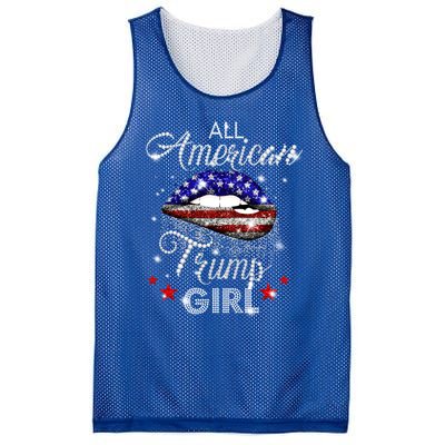 All American Trump Girl Great Gift Mesh Reversible Basketball Jersey Tank