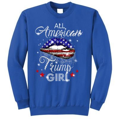 All American Trump Girl Great Gift Tall Sweatshirt