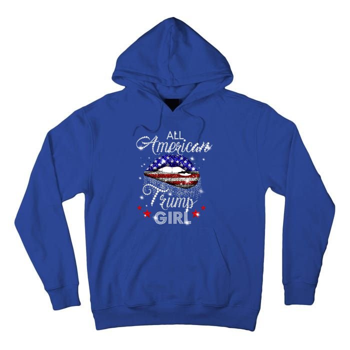 All American Trump Girl Great Gift Tall Hoodie