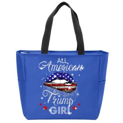 All American Trump Girl Great Gift Zip Tote Bag