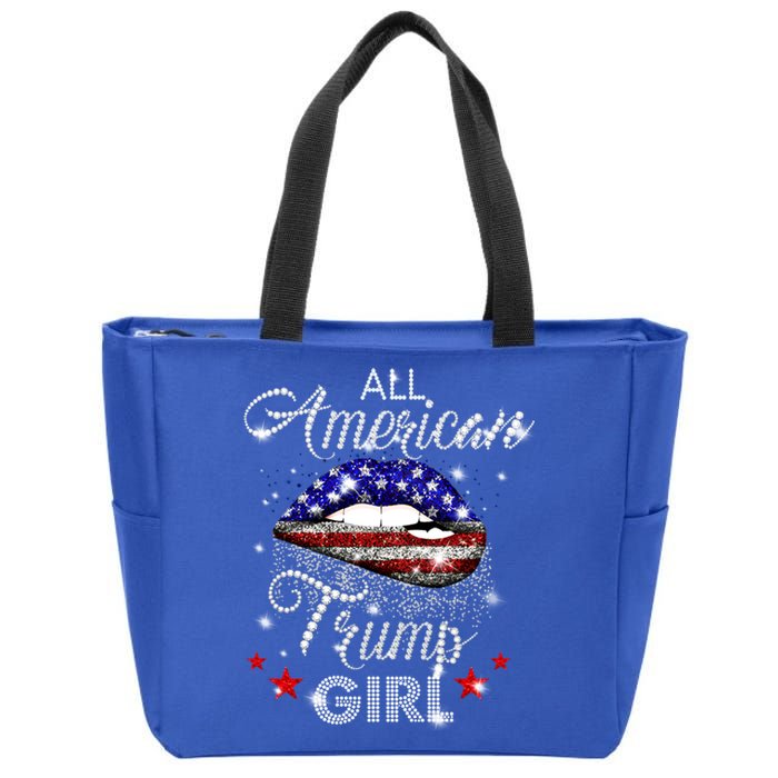 All American Trump Girl Great Gift Zip Tote Bag