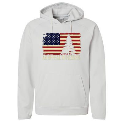 An Appeal To Heaven Patriotic And Inspirational Performance Fleece Hoodie