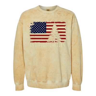 An Appeal To Heaven Patriotic And Inspirational Colorblast Crewneck Sweatshirt