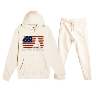 An Appeal To Heaven Patriotic And Inspirational Premium Hooded Sweatsuit Set