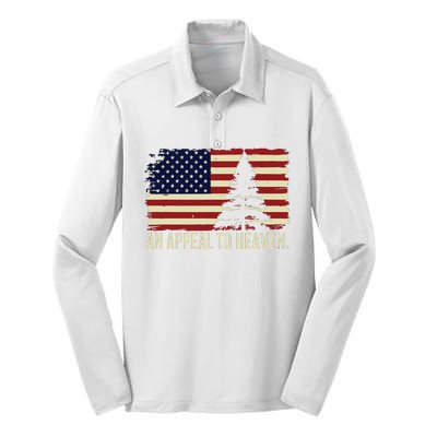 An Appeal To Heaven Patriotic And Inspirational Silk Touch Performance Long Sleeve Polo