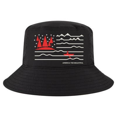 Americana America The Beautiful Sailing Ship Gift Cool Comfort Performance Bucket Hat