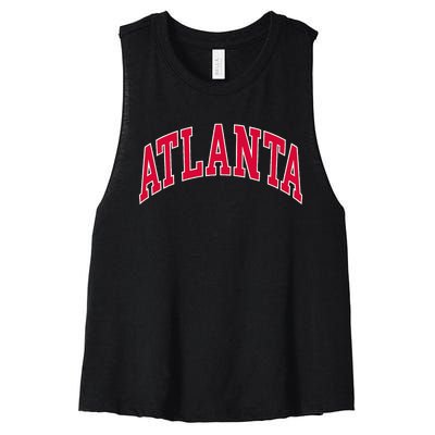 Atlanta Women's Racerback Cropped Tank