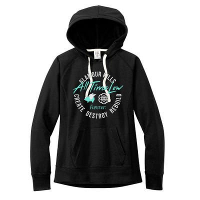 Alltimelowstore All Time Low X Glamour Kills Forever Women's Fleece Hoodie