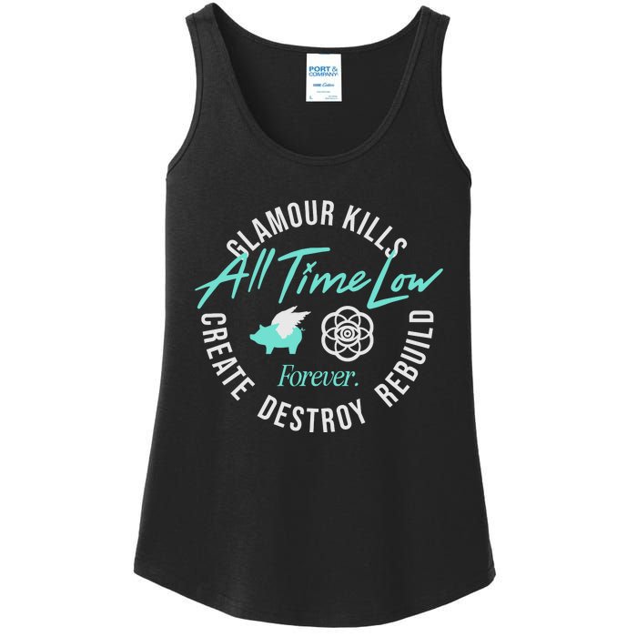 Alltimelowstore All Time Low X Glamour Kills Forever Ladies Essential Tank