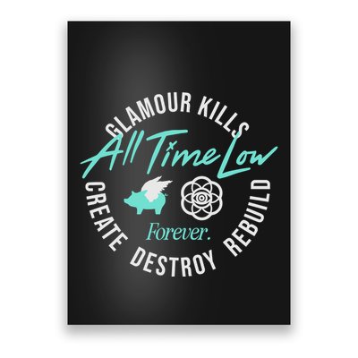 Alltimelowstore All Time Low X Glamour Kills Forever Poster
