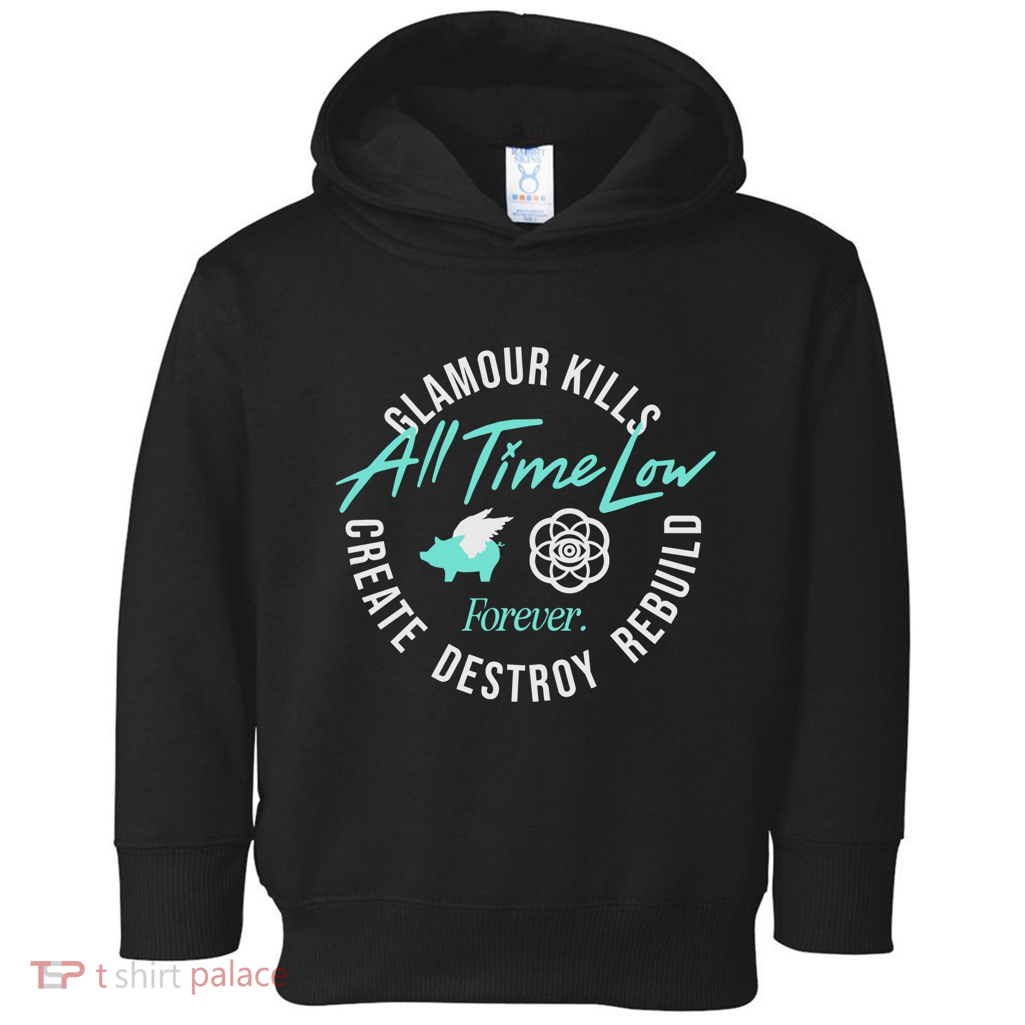 Alltimelowstore All Time Low X Glamour Kills Forever Toddler Hoodie