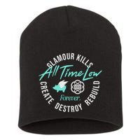 Alltimelowstore All Time Low X Glamour Kills Forever Short Acrylic Beanie