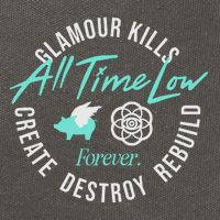 Alltimelowstore All Time Low X Glamour Kills Forever Cotton Canvas Backpack