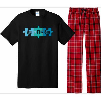 Autism Au Ti Sm Periodic Table Of Elets Science Meme Gift Pajama Set