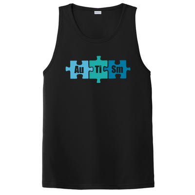 Autism Au Ti Sm Periodic Table Of Elets Science Meme Gift PosiCharge Competitor Tank