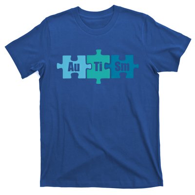 Autism Au Ti Sm Periodic Table Of Elets Science Meme Gift T-Shirt