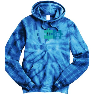 Autism Au Ti Sm Periodic Table Of Elets Science Meme Gift Tie Dye Hoodie