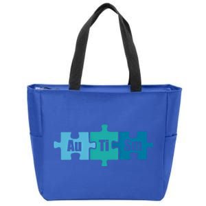 Autism Au Ti Sm Periodic Table Of Elets Science Meme Gift Zip Tote Bag